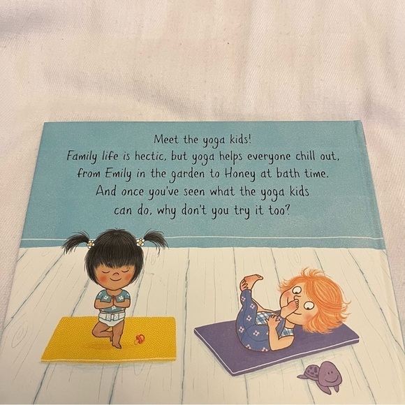 Yoga Kids by Fearne Cotton Hardback Book 
Illustrated by Sheena Dempsey - Picture 2 of 5